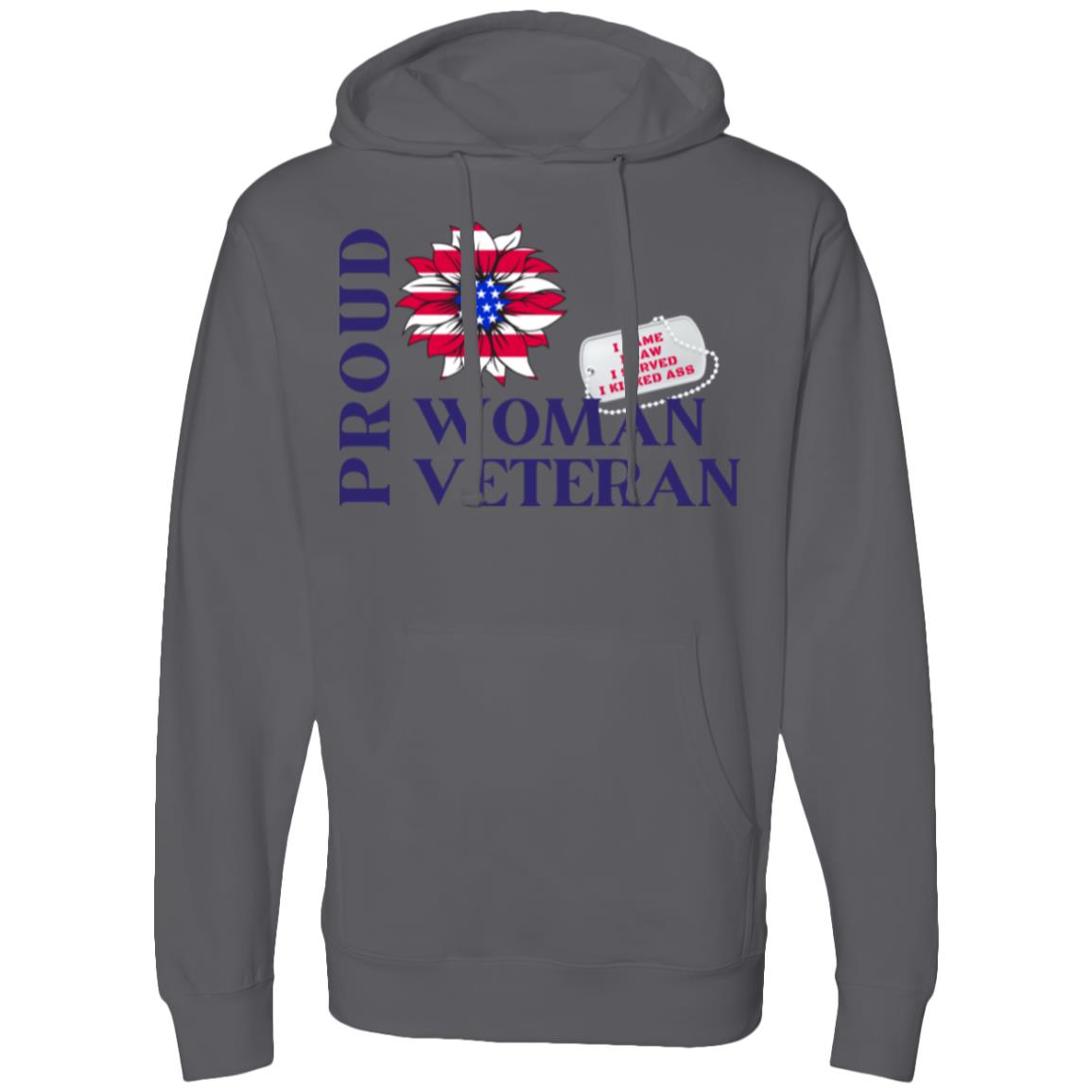 Hooded Sweatshirt PROUD WOMAN VETERAN