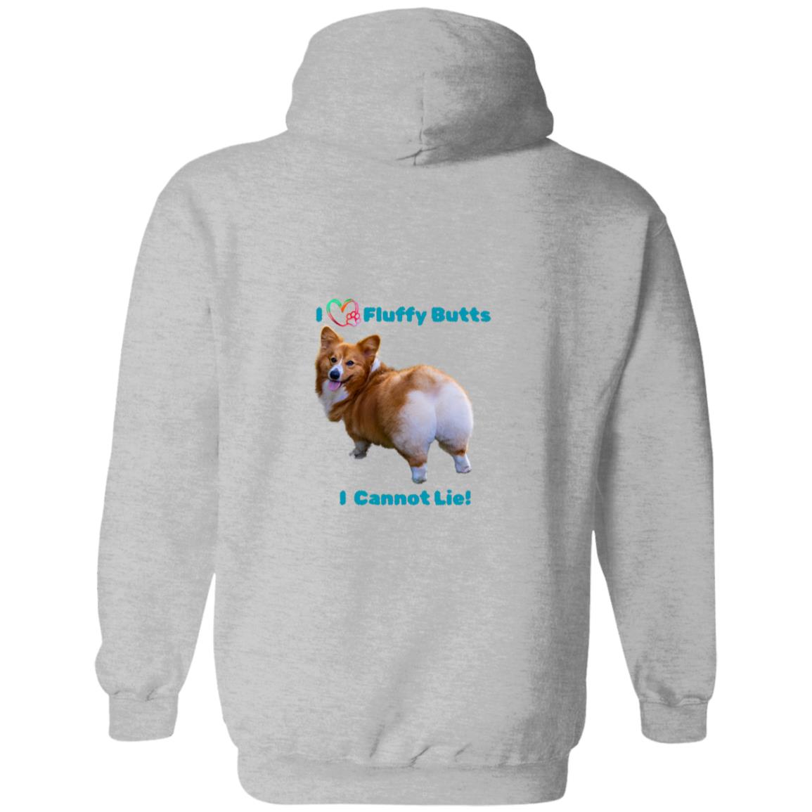 Love Corgi Fluff Pullover Hoodie