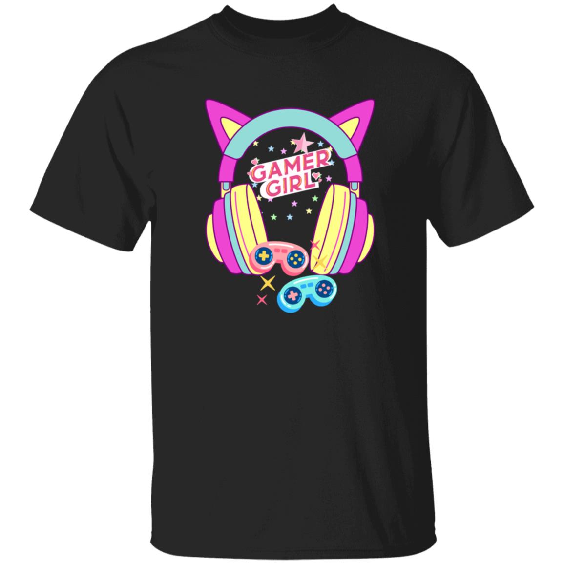 Youth Gamer Girl Tee Shirt- Let's Game!