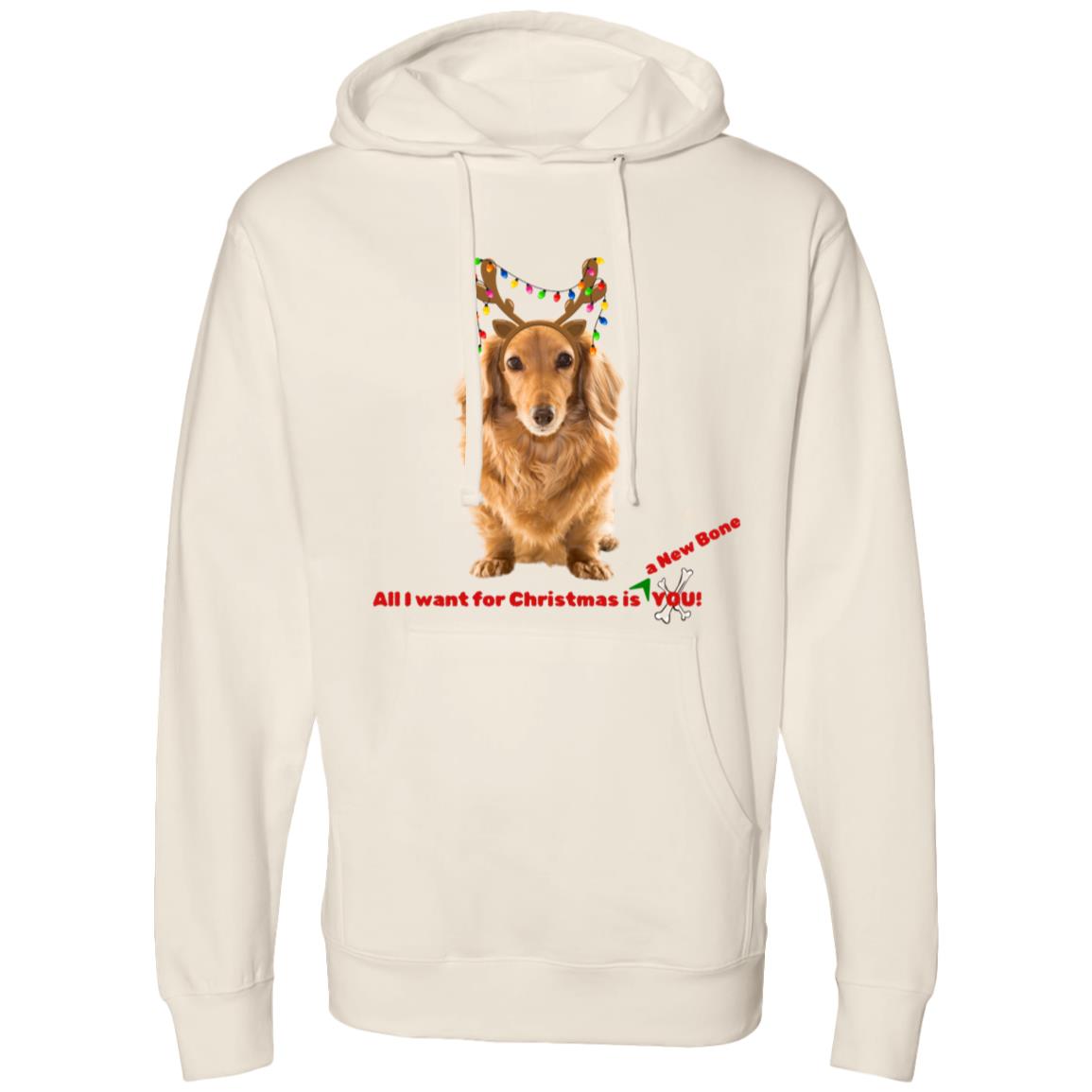 Daschund Christmas Hooded Sweatshirt