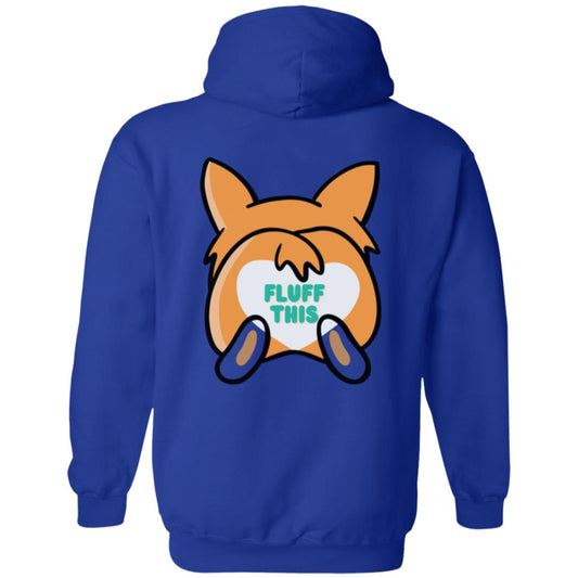 FLUFF THIS Corgi Zip Up Hooded Sweatshirt