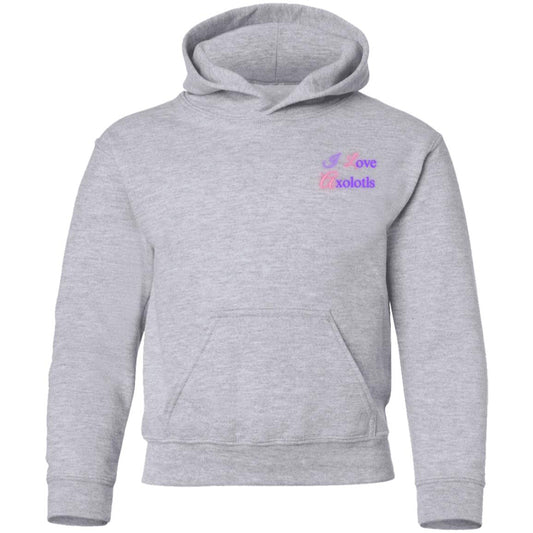 l Love Axolotls Youth Pullover Hoodie