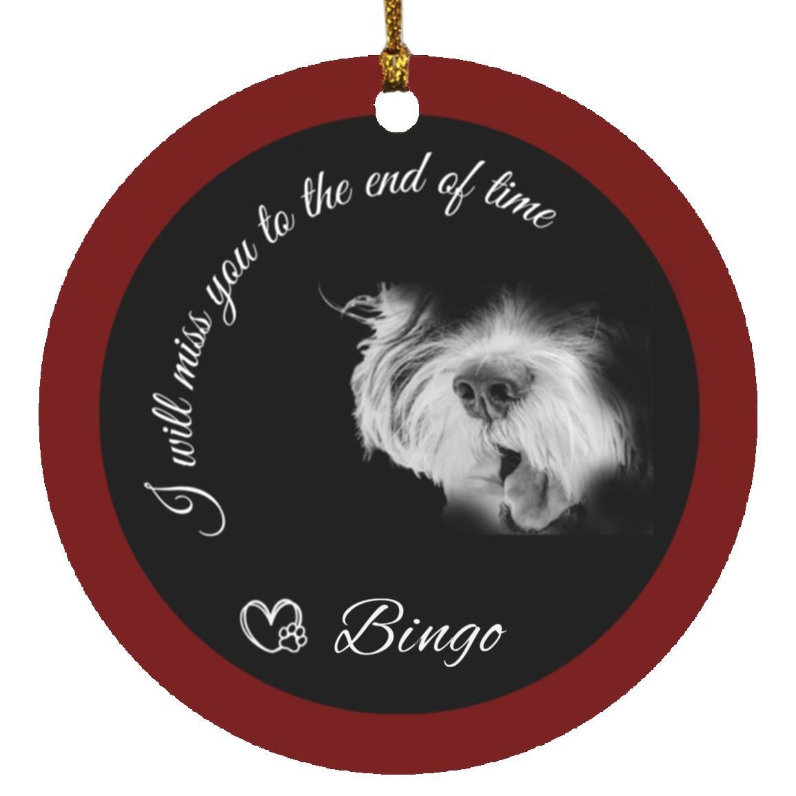 Personalized Dog Loss Christmas Ornament- FREE Customization