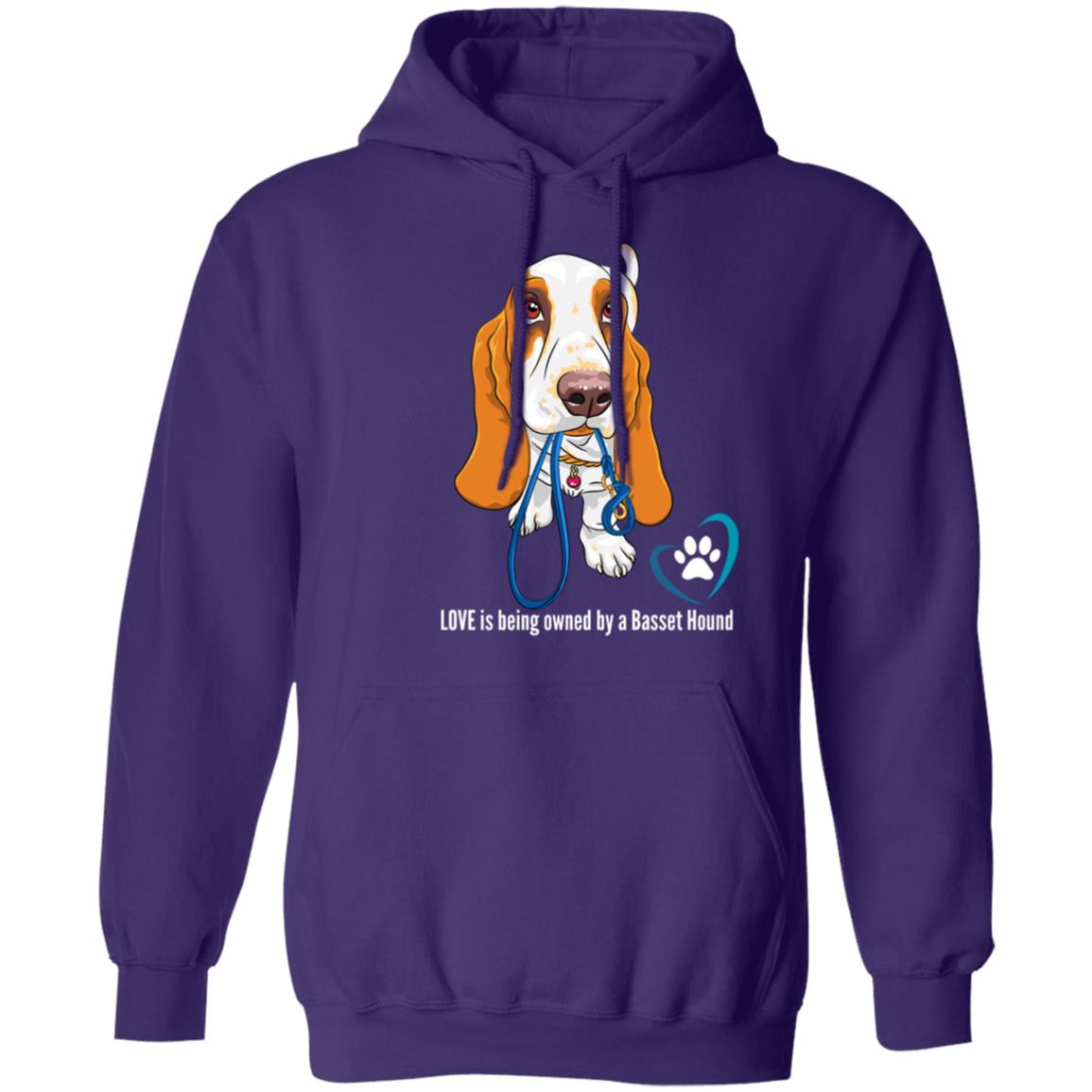 Basset Hound Pullover Hoodie