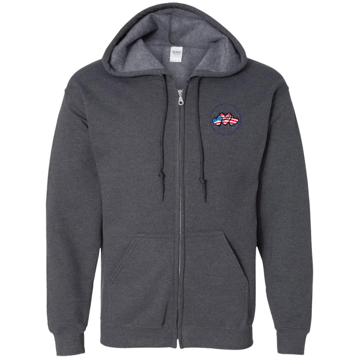 Thank you Veteran  Zip Up Hooded Sweatshirt