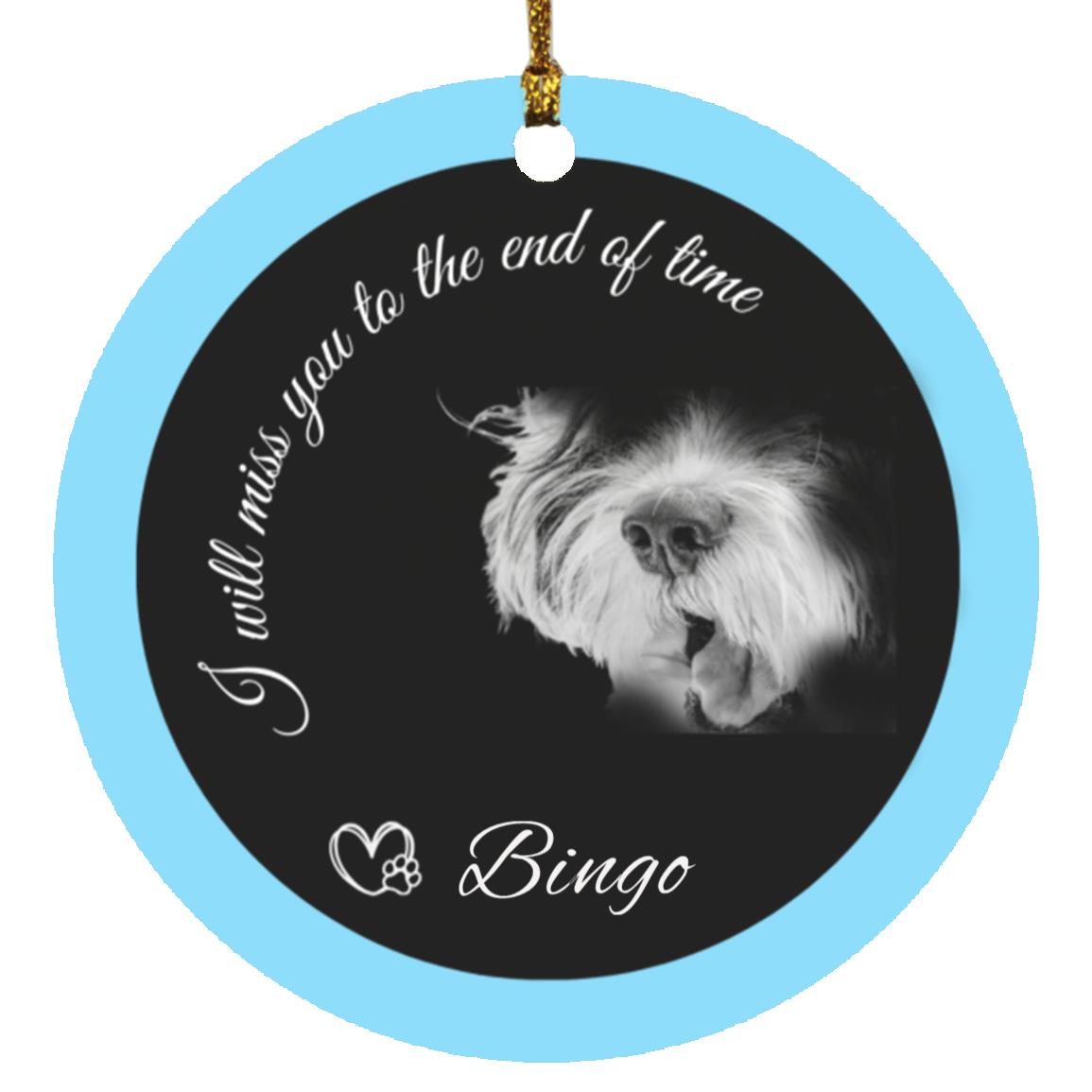 Personalized Dog Loss Christmas Ornament- FREE Customization