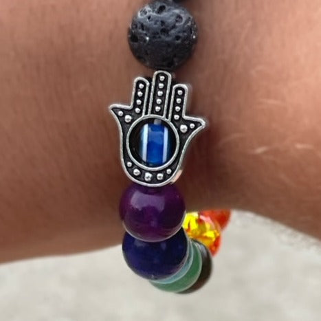 Evil Eye Colorful Beaded Bracelet