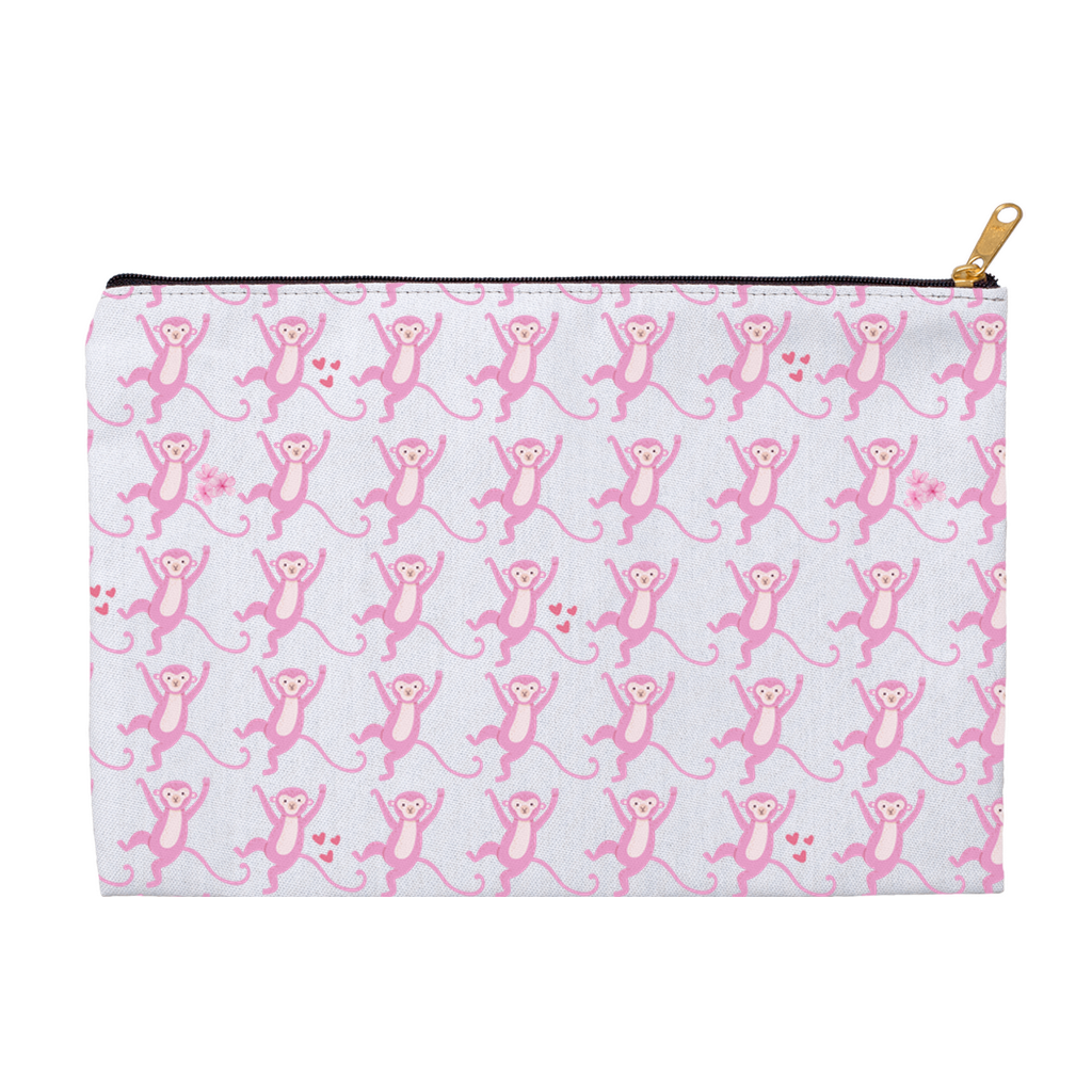 Monkey Themed Make Up Pouch