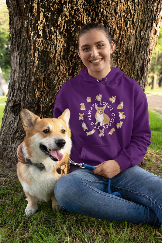 Corgi It's always Corgi O'Clock Pullover Hoodie