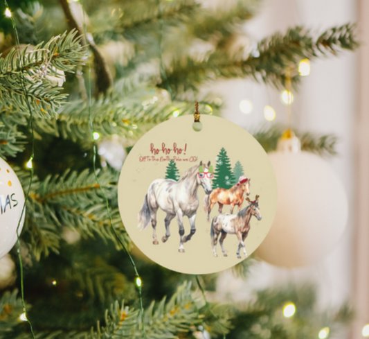 Horse Christmas Ornament