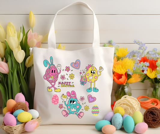 Preppy Aesthetic Easter Tote Bag